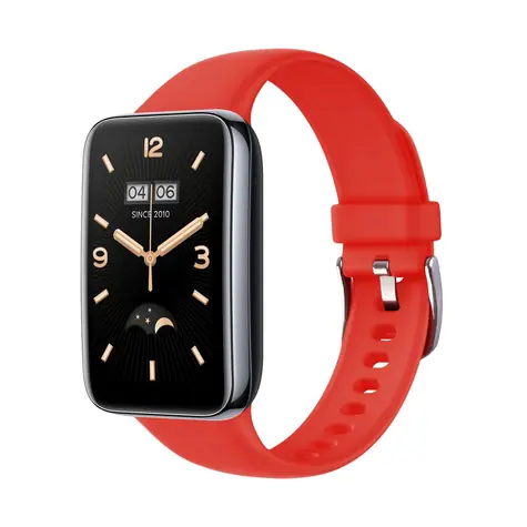FIXED Silicone Strap Silikonový řemínek pro Xiaomi Mi Smart Band 7 Pro červená