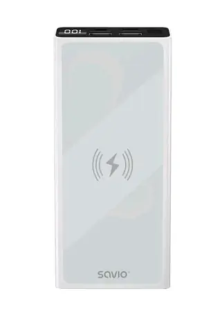 Savio BA-06 bílá / Powerbanka / 10000 mAh