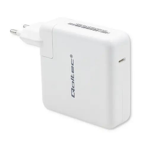 Qoltec 51709 USB-C rychlo nabíječka 95W bílá / 5-20V / 3 - 4.7A / USB-C PD