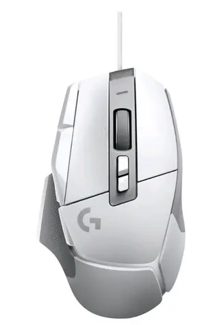Logitech G502 X bílá / herní myš / optický senzor / 25600 DPI / 13 tlačítak / USB / 2.1m