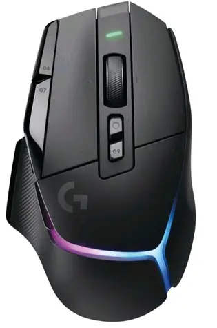 Logitech G502 X PLUS Premium černá / bezdrátová herní myš / optický senzor / 25600 DPI / 13 tlačítek / USB 