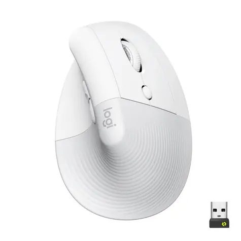 Logitech Lift Vertical Ergonomic Mouse For Business světle šedá / Ergonomická myš / USB / pouze pro praváky