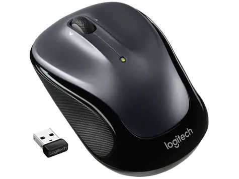 Logitech M325S tmavě šedá / bezdrátová optická myš / 1000 dpi