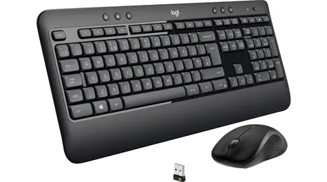 Logitech Wireless Desktop MK540 Advanced UK / Klávesnice / Myš / USB / Šedá / UK verze