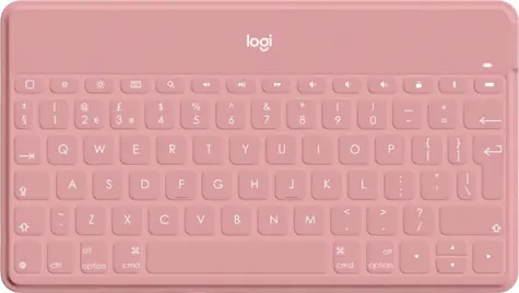 Logitech Wireless Keys to go růžová - UK / Klávesnice / Bluetooth / Ultrapřenosná / UK