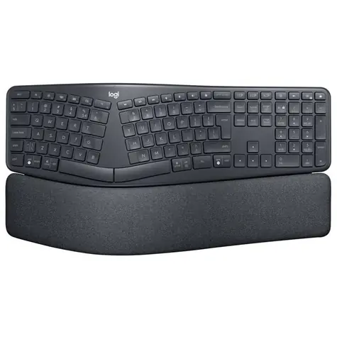 Logitech ERGO K860 US černá / bezdrátová klávesnice / ergonomická / Bluetooth / 2.4 GHz / US layout