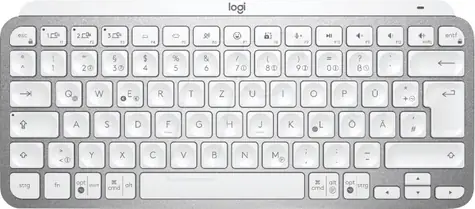 Logitech MX Keys Mini DE bílá / bezdrátová klávesnice / DE layout / Bluetooth / LED podsvícení