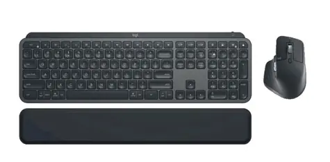 Logitech MX Keys Business 2nd Gen šedá / Bezdrátový set / BT / USB / US Layout