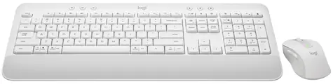 Logitech MK650 for Business bílá / bezdrátová klávesnice s myší / DE layout / Bluetooth