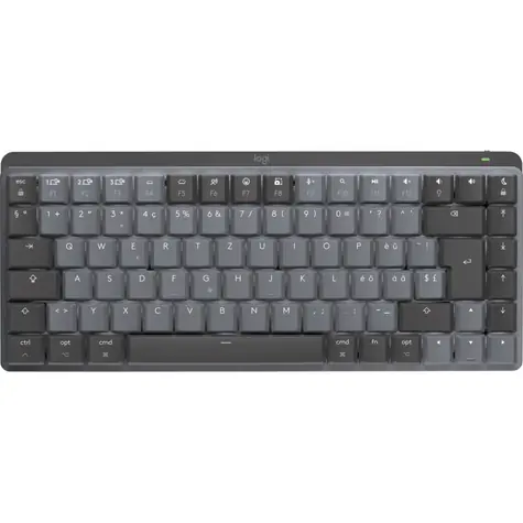 Logitech MX Mechanical Mini grafitová - DE / Kancelářská klávesnice / mechanická / Tactile Quiet / BT / DE layou