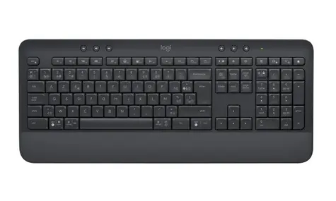 Logitech K650 šedá / Bezdrátová klávesnice / BT / USB / US Layout