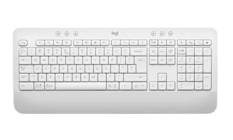 Logitech K650 bílá / Bezdrátová klávesnice / BT / USB / CZ Layout