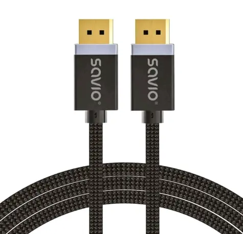 SAVIO CL-165 Displayport kabel samec - samec 1 m