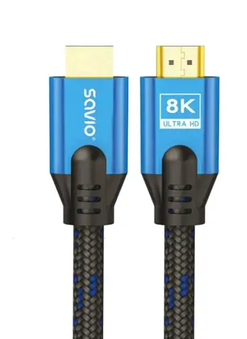 SAVIO CL-169 HDMI kabel samec-samec 5 m / 8K / pozlacené konektory 