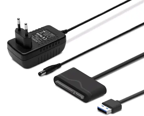 SAVIO AK-39 USB 3.0 - SATA III adaptér pro 3.5”/2.5” disky s napájením