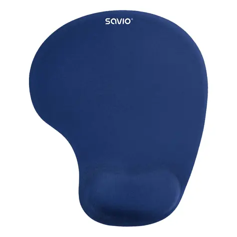SAVIO MP-01NB modrá / podložka pod myš se zápěstní opěrkou