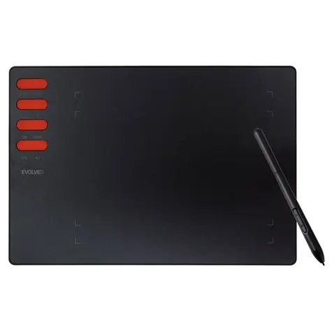 EVOLVEO  Grafico T8 černá / grafický tablet / 195 x 143 mm / 8 nastavitelných tlačítek