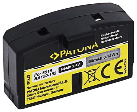 PATONA baterie pro sluchátka Sennheiser BA150/BA151/BA152 60mAh / Ni-Mh / 2.4V