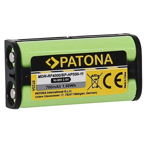 PATONA baterie pro sluchátka Sony BP-HP550-11 700mAh / Ni-Mh / 2.4V / MDR-RF4000