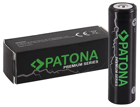 PATONA nabíjecí baterie 18650 / Li-lon / 3350mAh / PREMIUM / 3.7V / vyvýšený plus pól