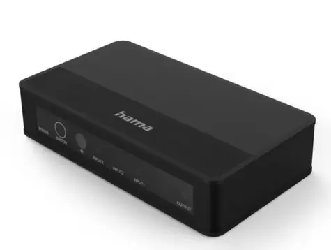 Hama HDMI 4K přepínač / 3x vstup - 1x výstup / až 2160p 60hz / dálkový ovladač
