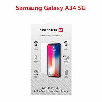 SWISSTEN Ochranné temperované sklo 2.5D pro SAMSUNG A346 GALAXY A34 5G