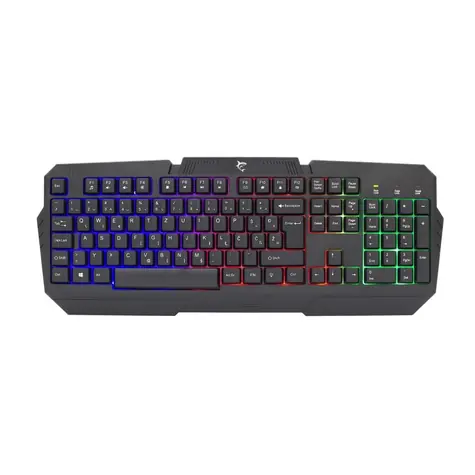 White Shark GK-2105 DAKOTA černá / Herní klávesnice / membránová / US Layout / USB