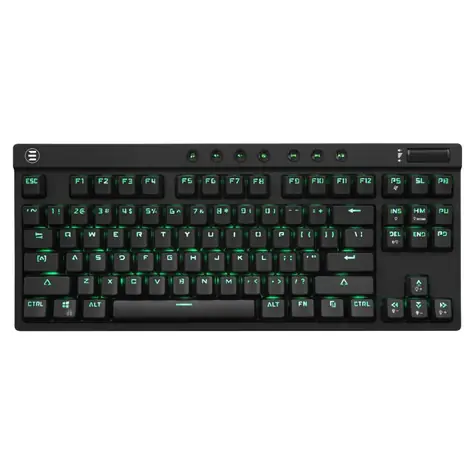 White Shark ESL-K1 KODACHI černá / Herní klávesnice / mechanická / RED Switch / TKL / US Layout / USB