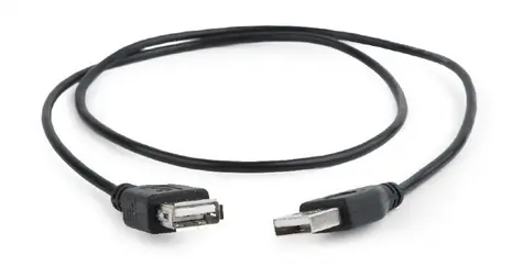 Gembird USB 2.0 kabel A-A 0.75 m černá