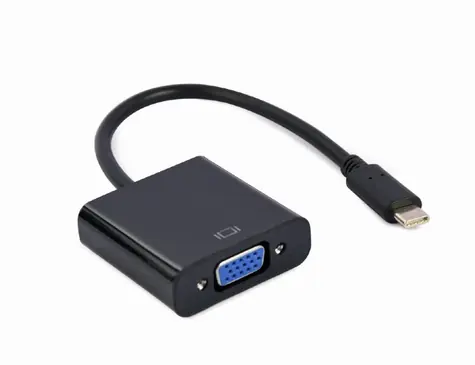 Gembird adaptér USB Typ-C (M) na VGA (F)
