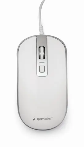 Gembird MUS-4B-06-WS / optická myš / 1200 DPI / USB