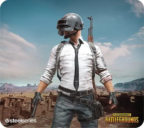 SteelSeries QcK+ PUBG Miramar Edition L / Podložka pod myš / 450 x 400 x 2 mm