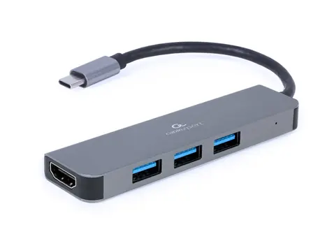 Gembird A-CM-COMBO2-01 / HUB 2V1 / HDMI / USB-A 