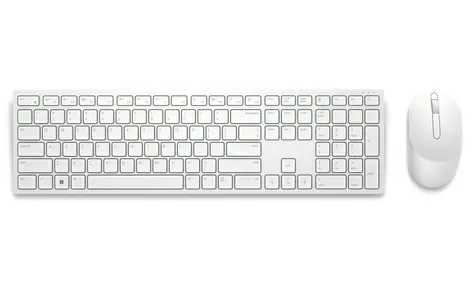 DELL KM5221W HU bílá / Set bezdrátové klávesnice a myši / HU layout / USB přijímač 2.4GHz