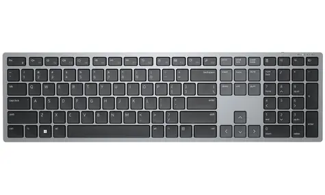 DELL KB-700 GER šedá / Bezdrátová klávesnice / GER / QWERTZ / USB / Bluetooth