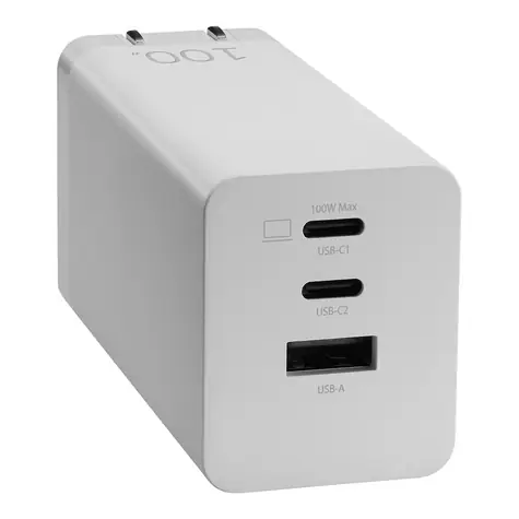 ASUS AC100-02 3-Port / nabíječka / 2x USB-C / 1x USB-A / 100W