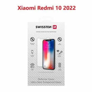 SWISSTEN Ochranné temperované sklo 2.5D pro XIAOMI REDMI 10 2022 RE 