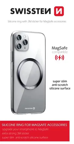SWISSTEN silikonová podložka / pro MagSafe pouzdra 