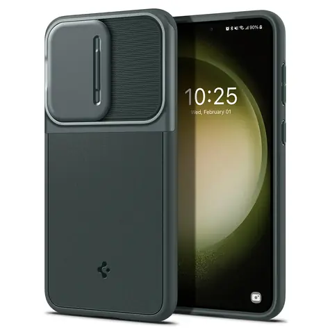 Spigen Optik Armor ochranný kryt pro Samsung Galaxy S23 zelená