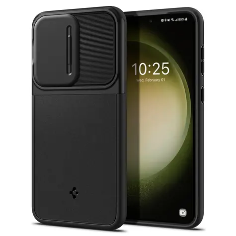 Spigen Optik Armor ochranný kryt pro Samsung Galaxy S23 černá