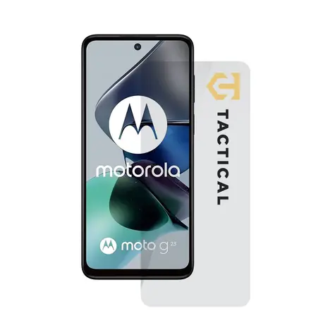 Tactical Glass Shield 2.5D sklo pro Motorola G23 čirá 