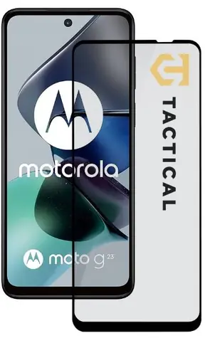Tactical Glass Shield 5D sklo pro Motorola G23 černá 