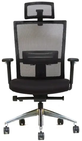 Mercury Windy černá / Kancelářská židle / 129-139 cm / síťovina / 120 kg