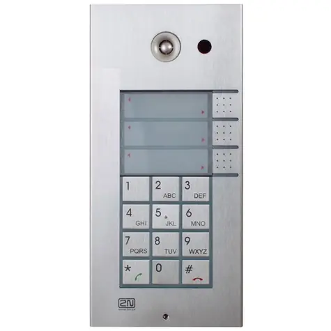 2N ATEUS-9137131CKU IP Vario / dveřní interkom / 3 tl. / kamera / klávesnice