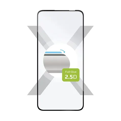 FIXED Full-Cover Ochranné tvrzené sklo pro Samsung Galaxy A54 5G černá / lepení přes celý displej