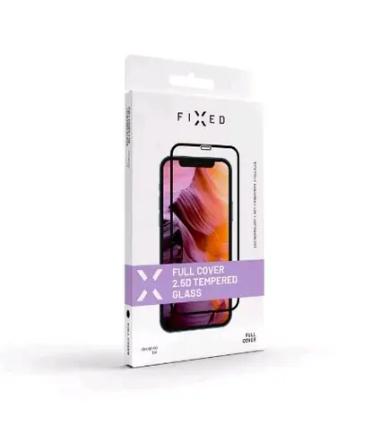 FIXED Full-Cover Ochranné tvrzené sklo pro Xiaomi Redmi 12C černá / lepení přes celý displej