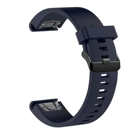 FIXED Silicone Strap Silikonový řemínek pro Garmin QuickFit 20mm modrá