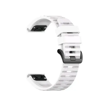 FIXED Silicone Strap Silikonový řemínek pro Garmin QuickFit 22mm bílá