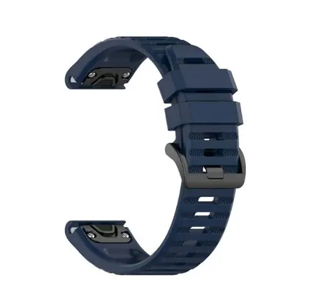FIXED Silicone Strap Silikonový řemínek pro Garmin QuickFit 22mm modrá