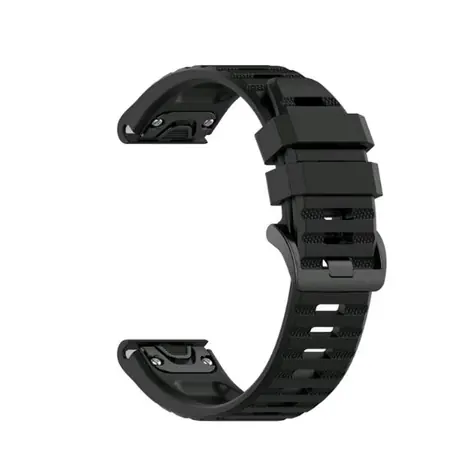 FIXED Silicone Strap Silikonový řemínek pro Garmin QuickFit 26mm černá